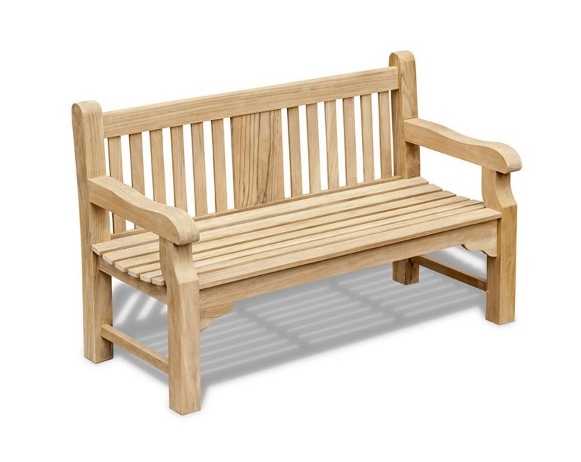 Teak Central Panel Benches