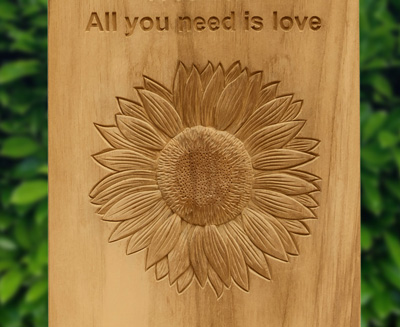 Inspiration garden bench