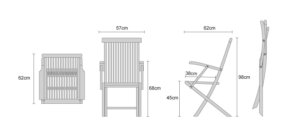 Ashdown Folding Armchairs - LT125