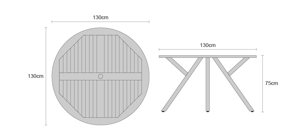 teak table