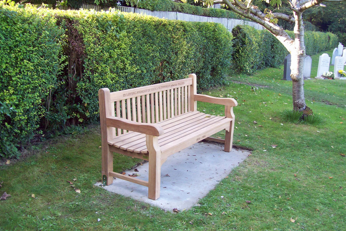 Engraved Memorial Bench