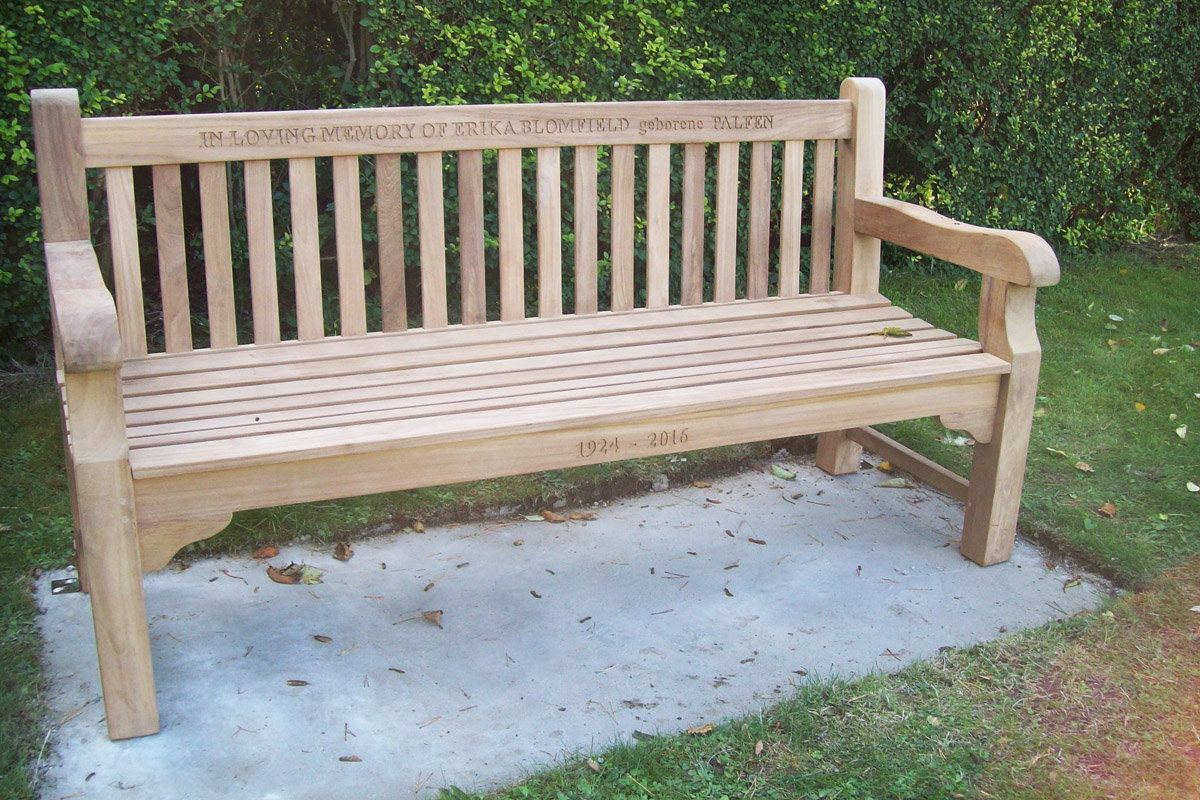 Engraved Memorial Bench