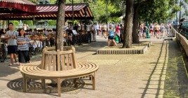 Teak Tree Seats: Square Peg Round Hole